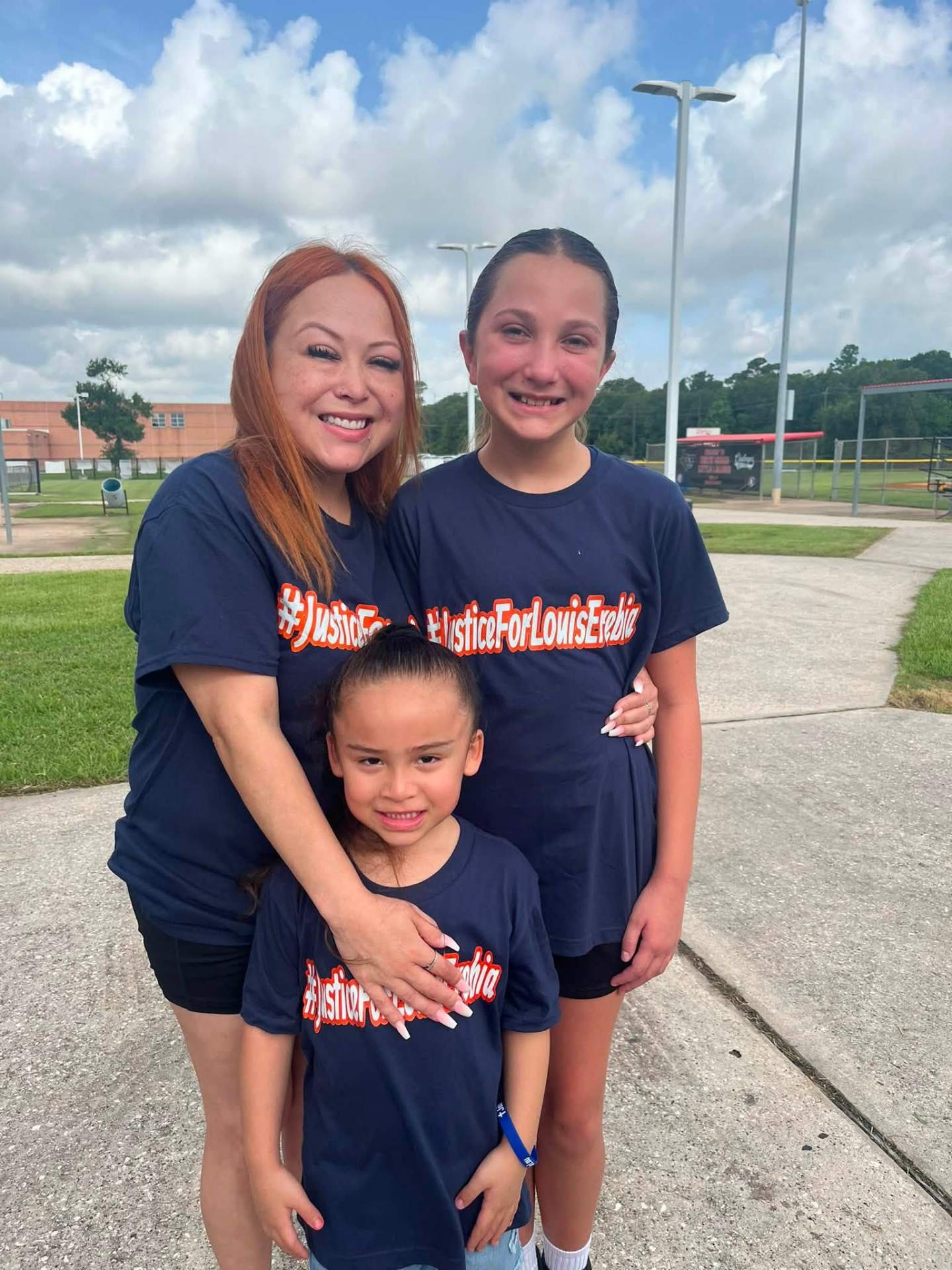 Volunteers at the Loving Like Lou field day
