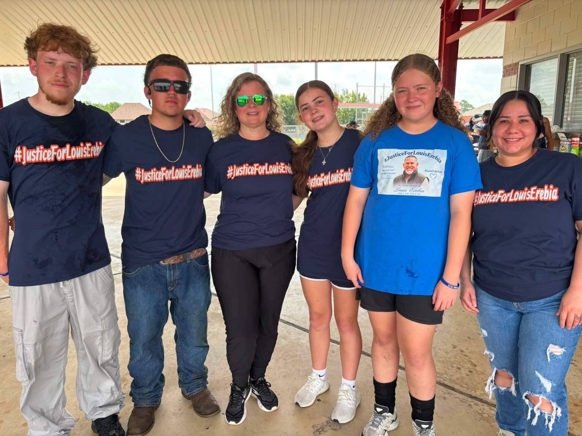 Volunteers at the Loving Like Lou field day