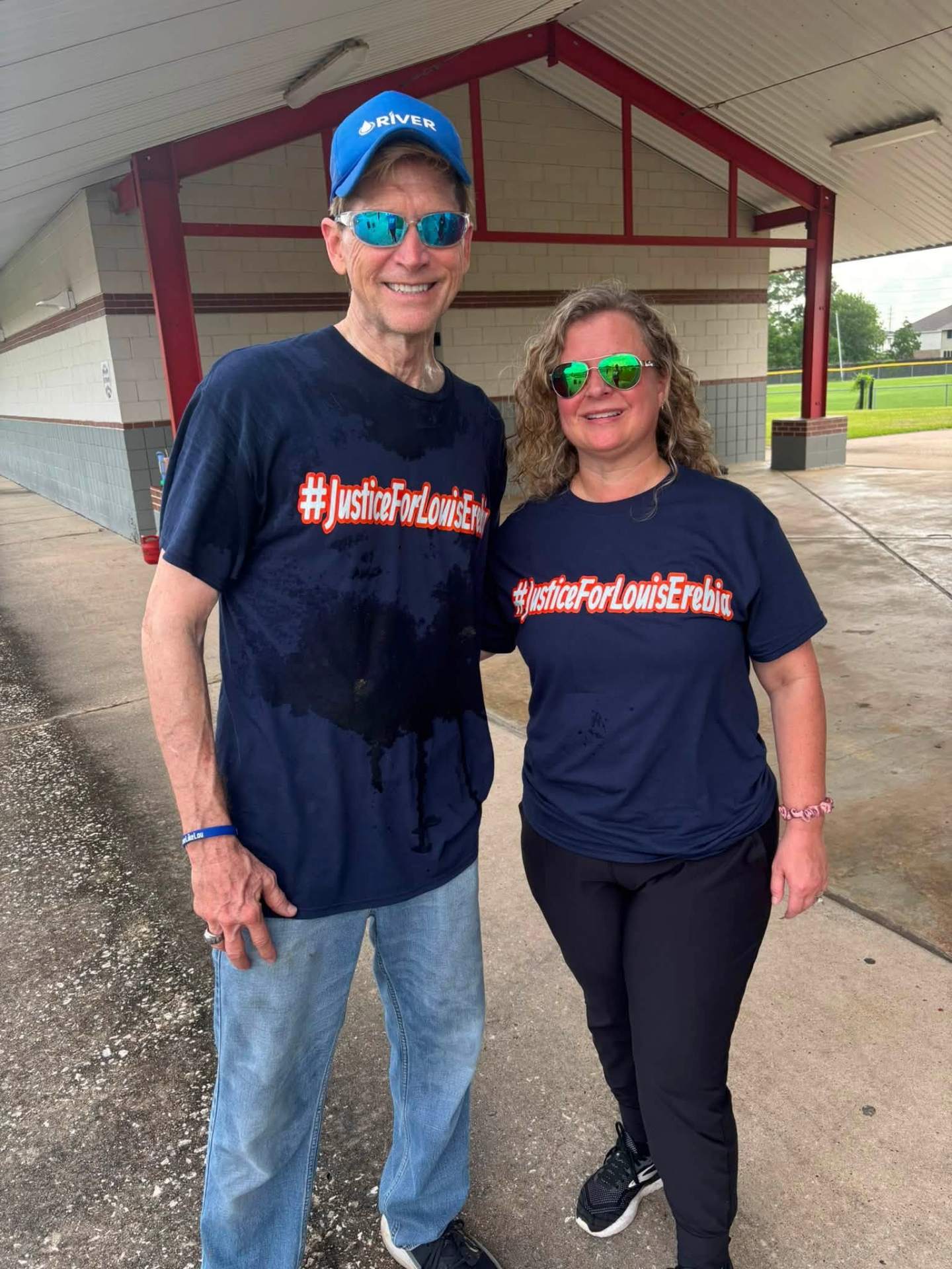 Volunteers at the Loving Like Lou field day