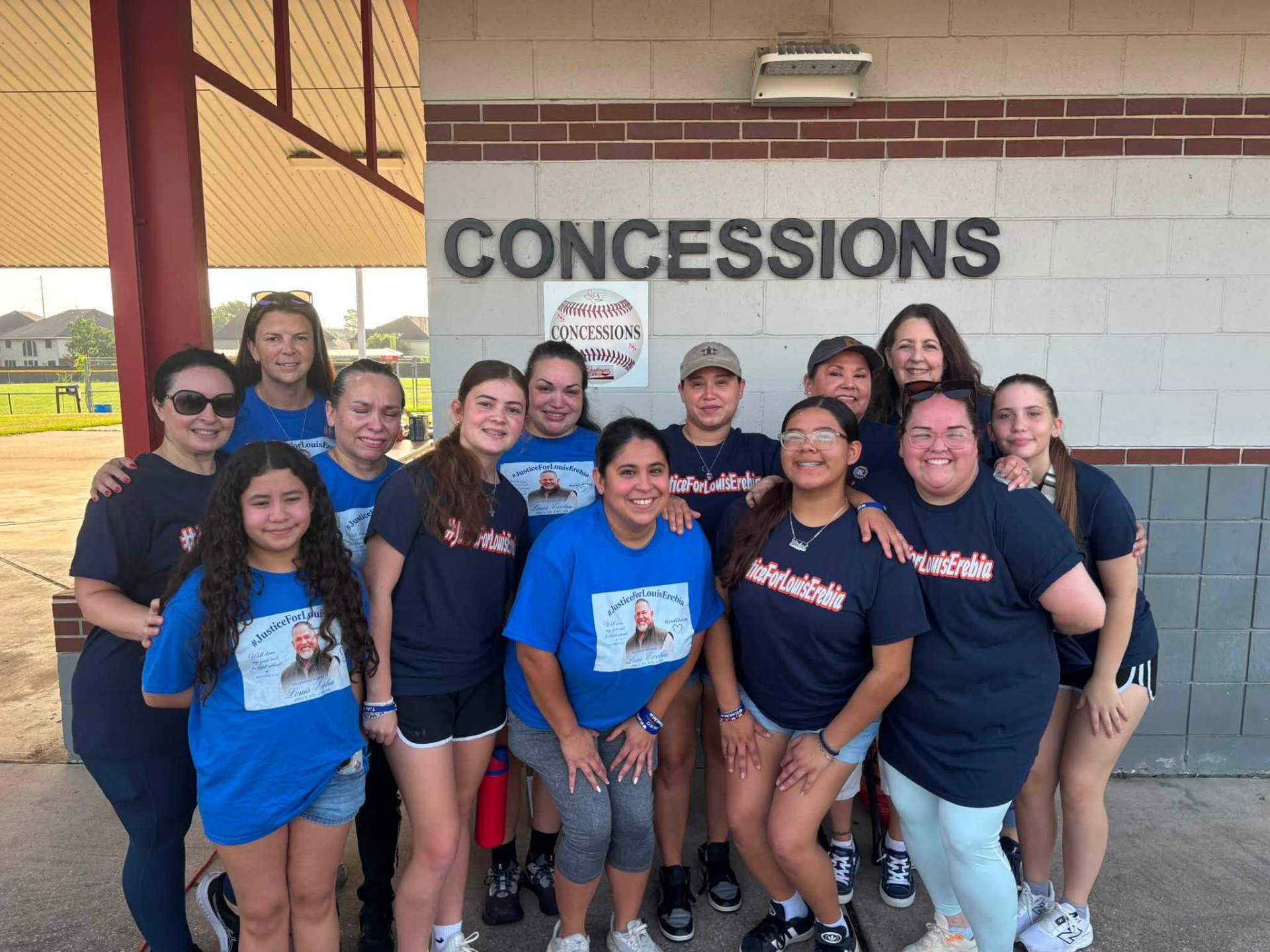 Volunteers at the Loving Like Lou field day