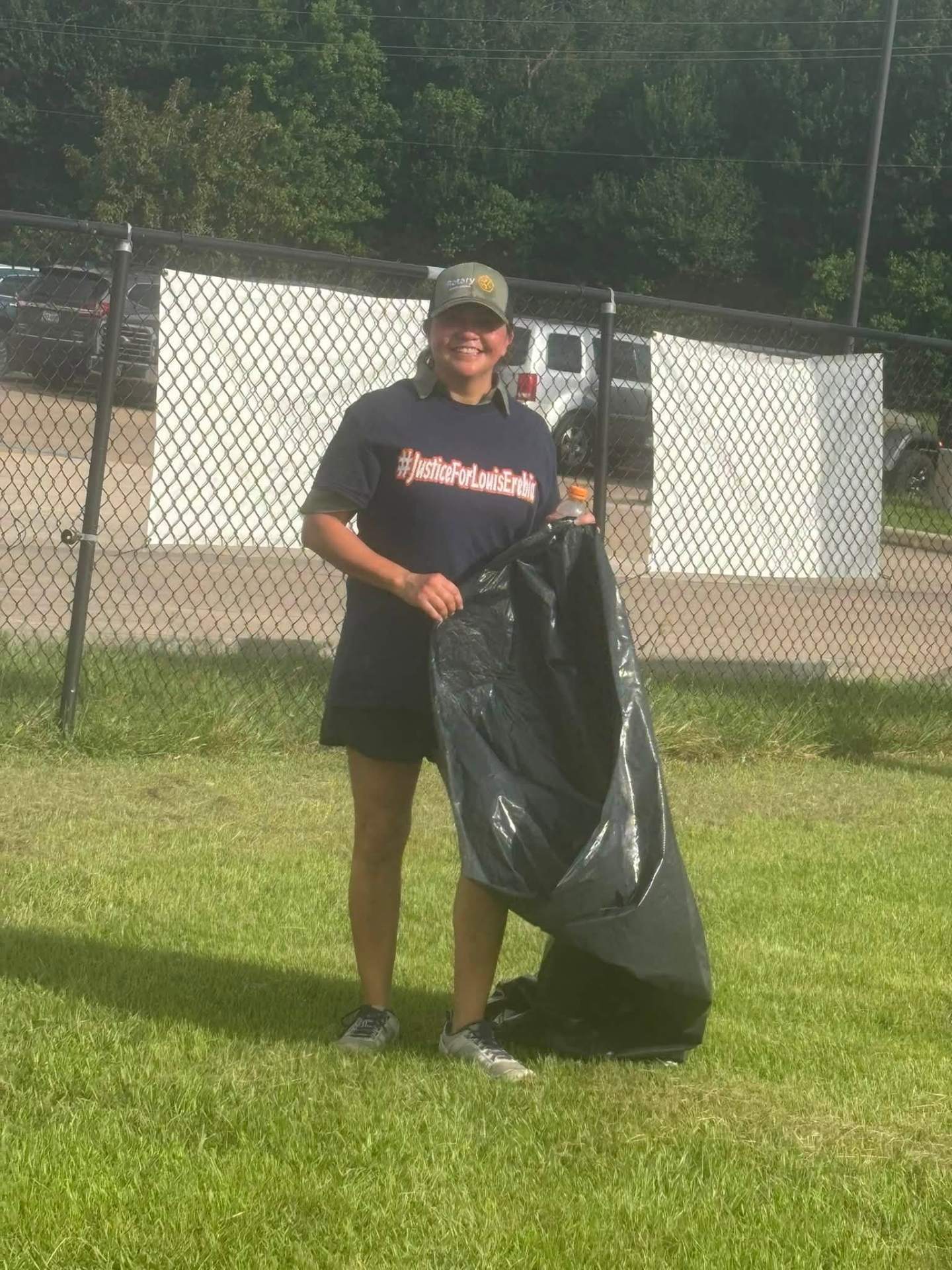 Volunteers at the Loving Like Lou field day