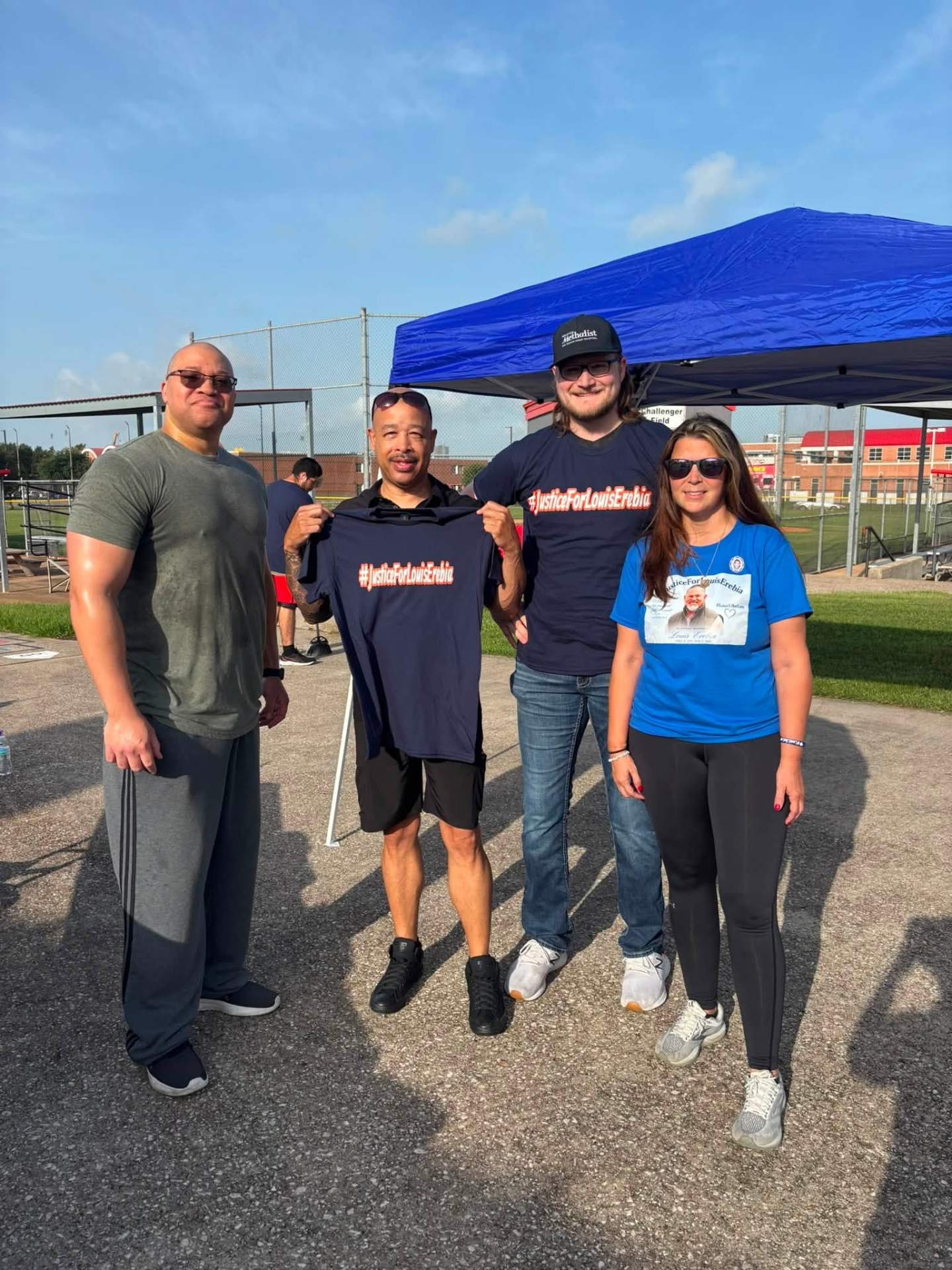 Volunteers at the Loving Like Lou field day